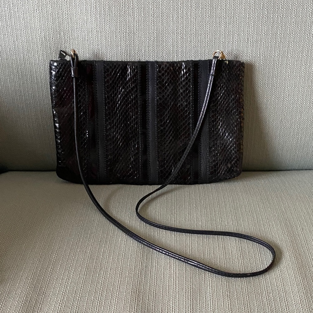 Vintage Clemente Snakeskin Handbag